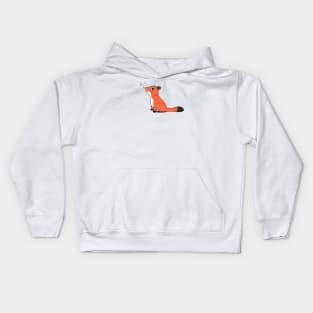 Bork the Peach Fox Kids Hoodie